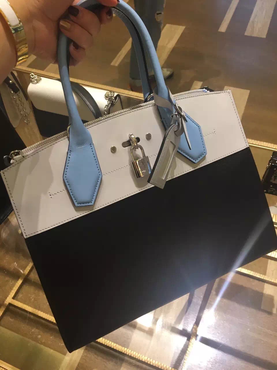Louis Vuitton City Steamer PM Bag M42435 Nior Bleu